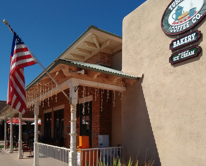 A coffee shop in Tubac