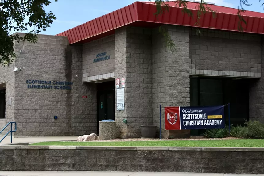 the exterior of scottsdale christian academy