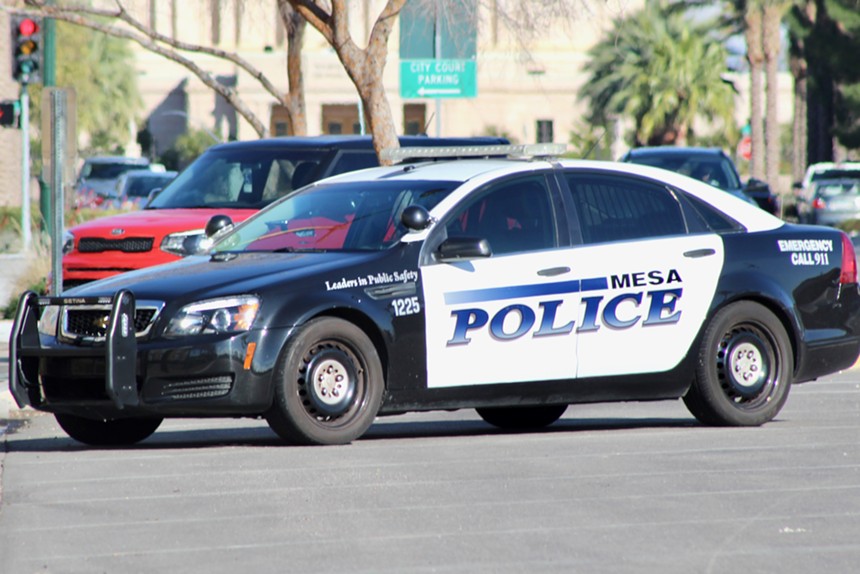 Mesa police car