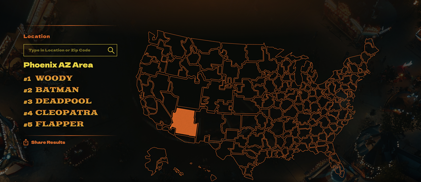 A graphic of a map.