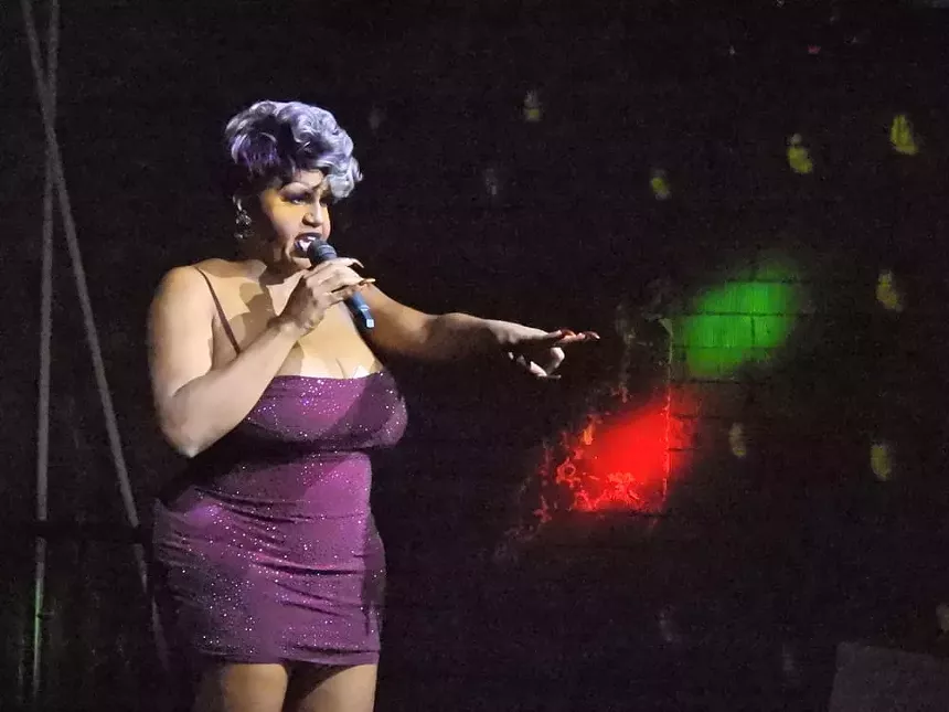 A drag performer.