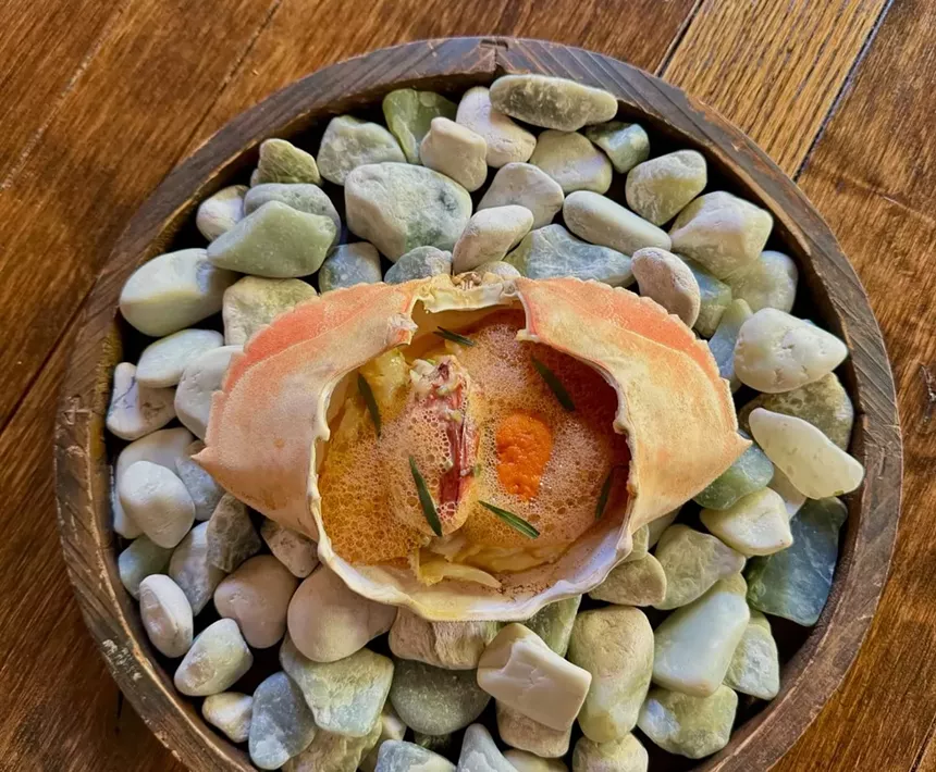 A dish from The Larder & The Delta