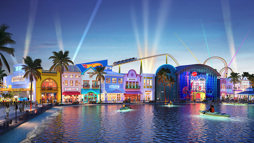 An amusement park.