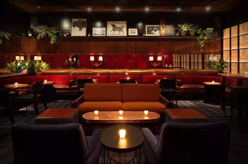 Inside MercBar.