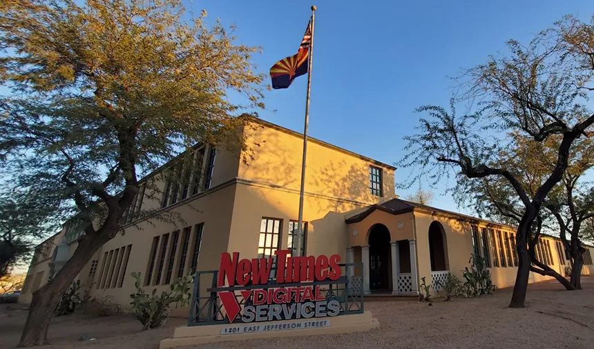 the exterior of the phoenix new times building