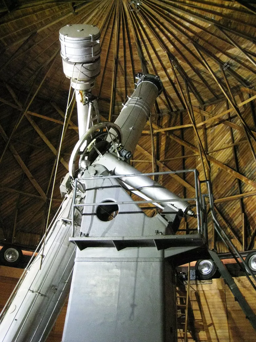 A large telescope.