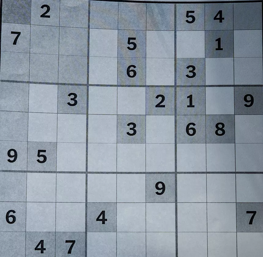 A Sudoku puzzle