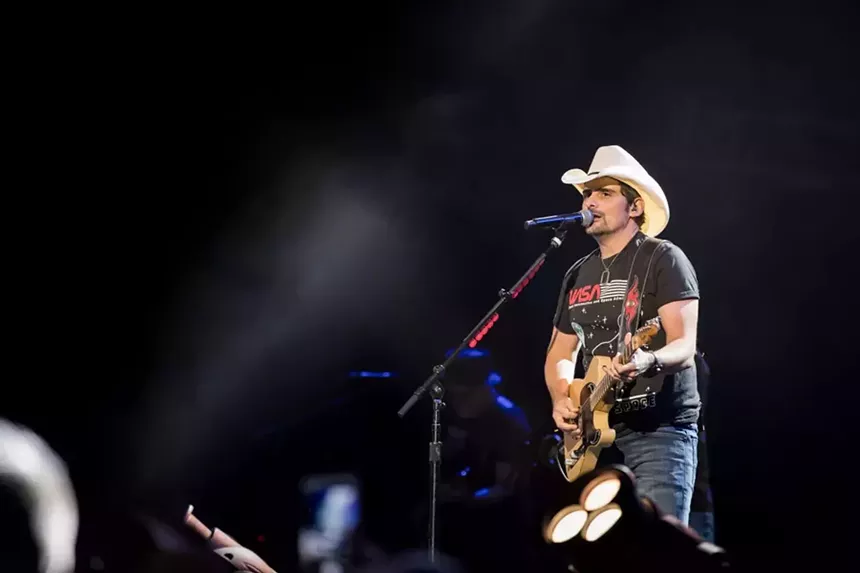 Country musician Brad Paisley .