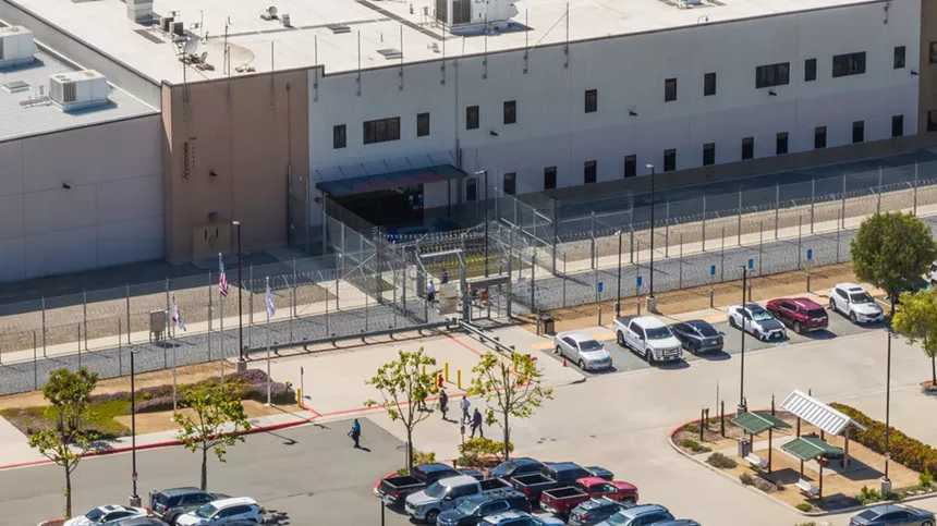 the otay mesa facility in san diego seen from the air