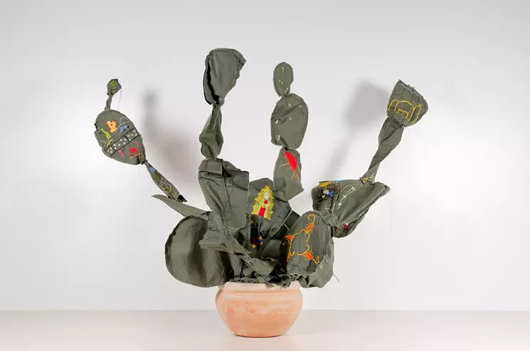 Margarita Cabrera's “Space in Between” closes at Desert Botanical Garden on February 12. - FREDRIK NILSEN
