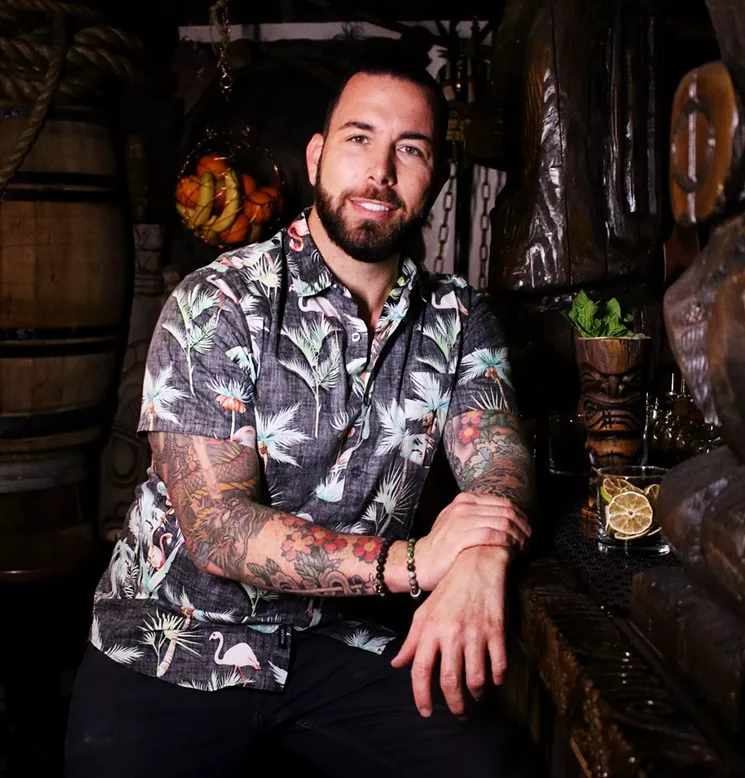 Jason Asher, a co-owner of UnderTow, is the son of Jerry Asher, who tended bar at The Islands, a legendary tiki-themed Phoenix watering hole. - EVIE CARPENTER