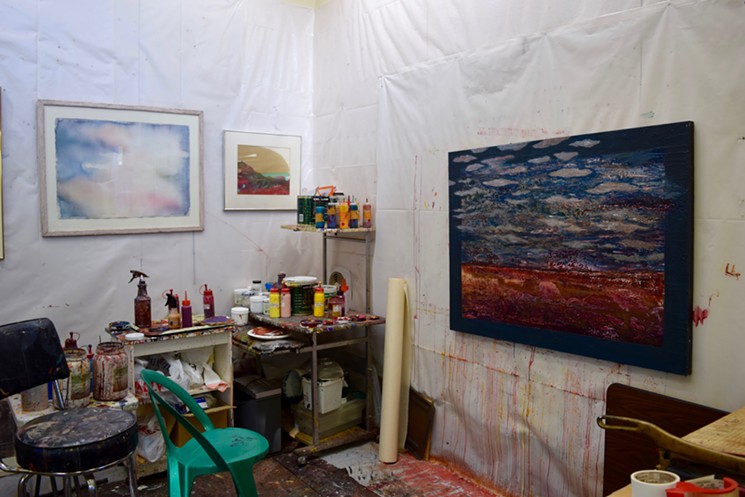 Studio for Paradise Valley artist Beth Ames Swartz. - LYNN TRIMBLE
