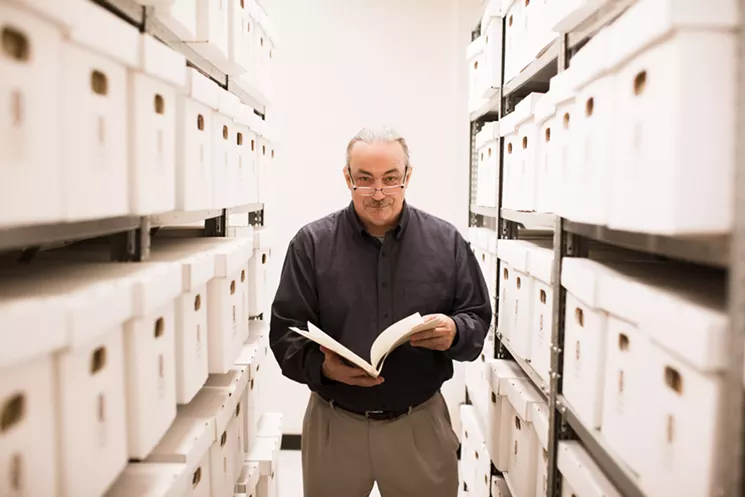 Rob Spindler, university archivist and head of the Archives and Special Collections at Arizona State University Libraries. - RANDI LYNN BEACH