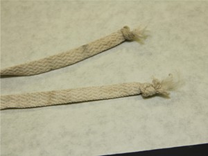 The police report suggests Violette fooled officers into believing they had both of her shoelaces, by creating two strands out of one. - PHOENIX POLICE DEPARTMENT