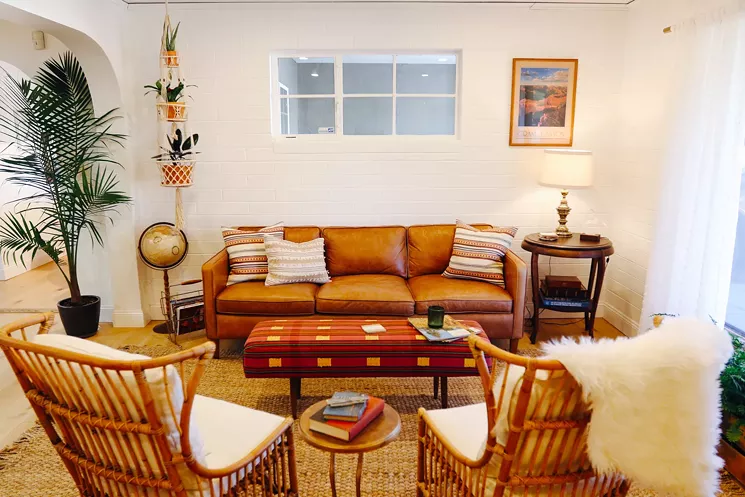The Hamilton sofa from West Elm is one piece that Collier often recommends for her clients. - EVIE CARPENTER