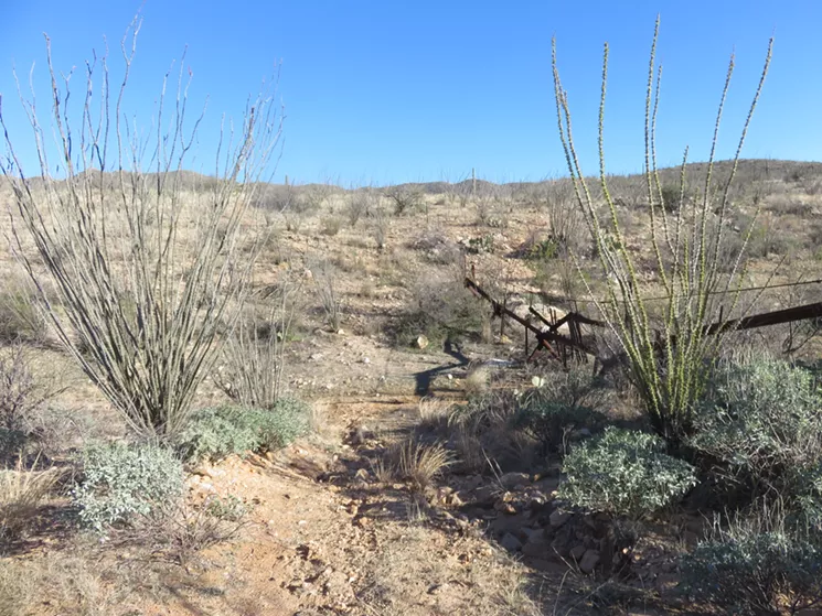 In some places on the Tohono O'odham Nation, only barbed wire marks the international border. - RAY STERN