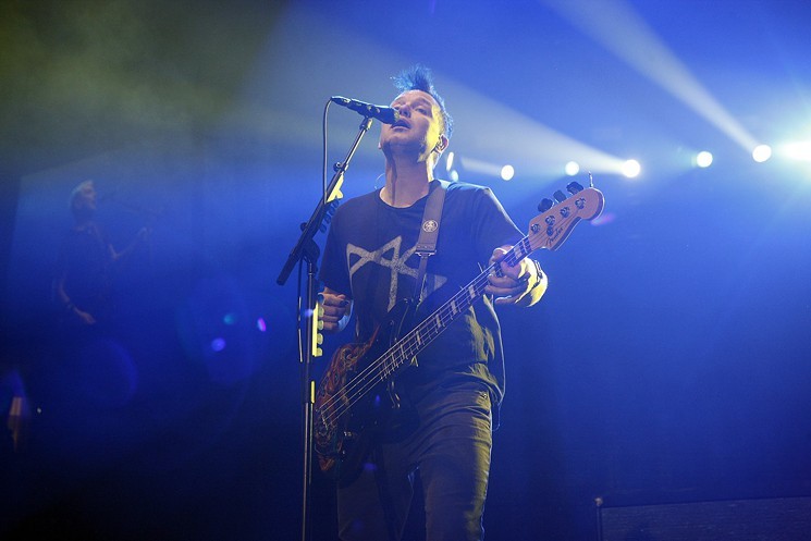Mark Hoppus of Blink-182. - AARON THACKERAY