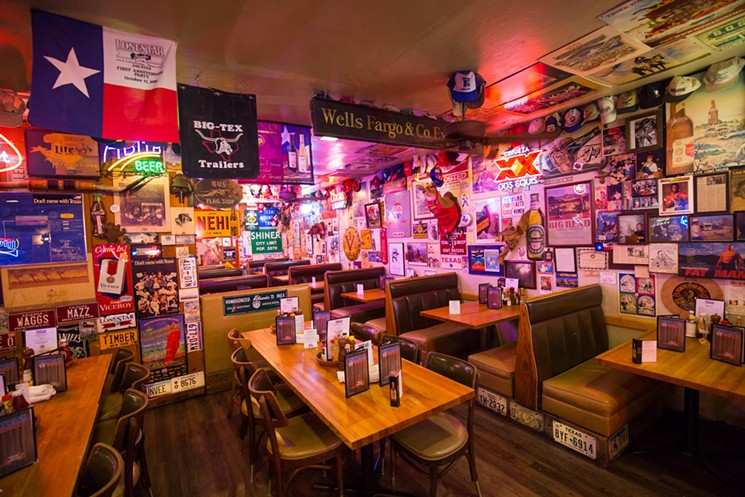 The famous honky-tonk decor of Texaz Grill. - JACOB TYLER DUNN