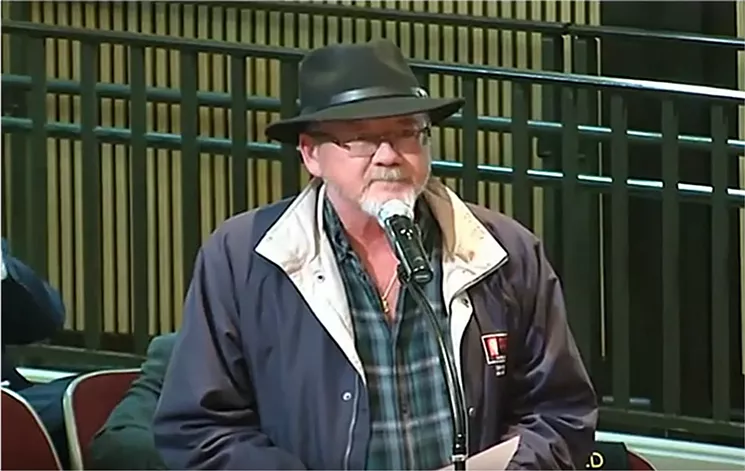 Republican Rick Robinson submitted the petition that set off the "sanctuary city" furor on February 1, but he was a no-show for the February 15 vote. - CITYOFPHOENIXAZ