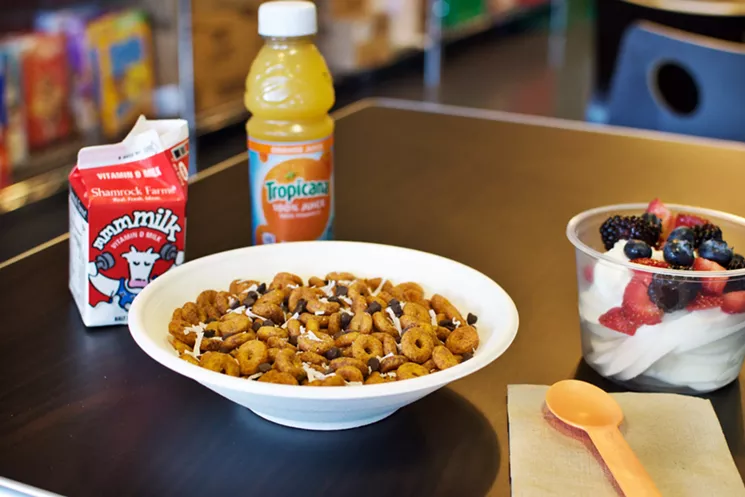 Get the breakfast you wish your mom would let you eat at Crunch50, cereal and soft-serve ice cream with toppings. - STEPHANIE FUNK