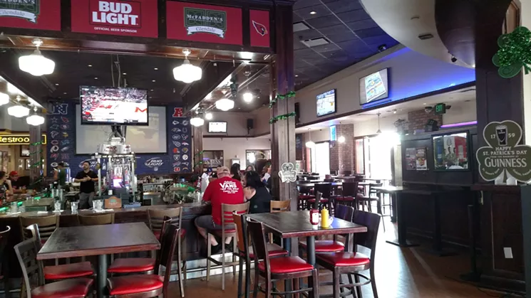 McFadden's gives you a taste of Ireland and Arizona all in one, with a side of occasional rowdiness. - DAVE CLARK