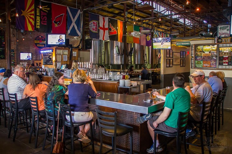 A true taste of Arizona can be found at Four Peaks Brewery in Tempe. - FOUR PEAKS BREWING COMPANY