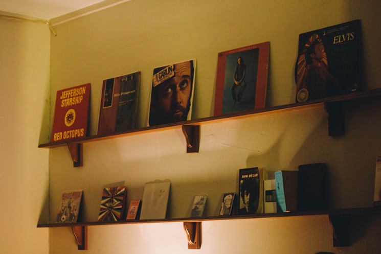 A selection of records and books at the Lunchbox. - RIS MAREK