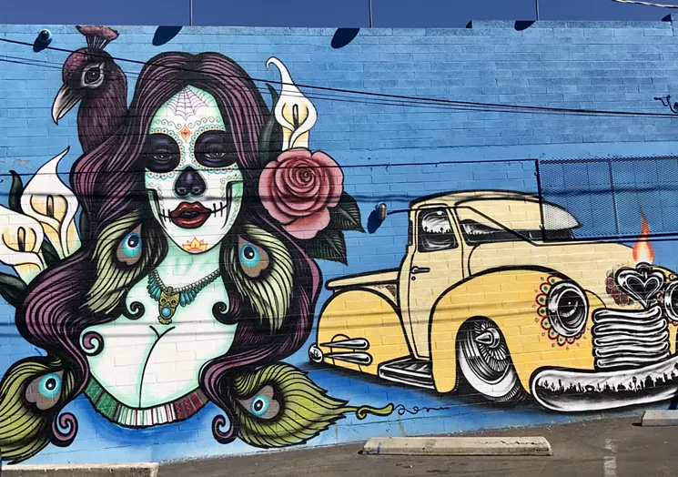 This Phoenix restaurant is definitely in the running for prettiest parking lot in town. - MELISSA CAMPANA