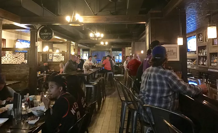 The Kettle Black Kitchen & Pub is a good option for relaxing with a pint and enjoying late-night eats in downtown Phoenix. - MELISSA CAMPANA
