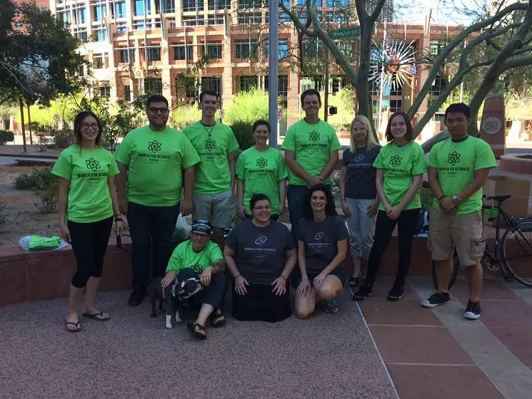 The Official March For Science is ready to show its numbers on Earth Day in downtown Phoenix. - COURTESY OF OFFICIAL MARCH FOR SCIENCE