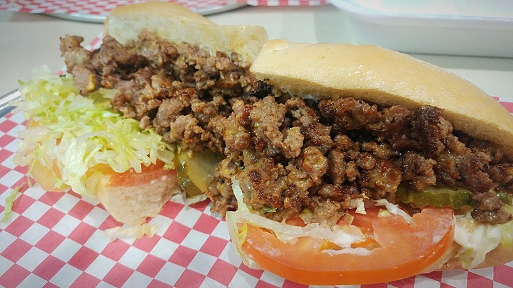 The Chopped Cheese sandwich has become a favorite in parts of New York City, and the Outta Bronx version might mark its first appearance in metro Phoenix. - PATRICIA ESCARCEGA