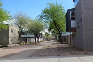 Twelve sororities inhabit Adelphi Commons on ASU's campus, but the last fraternity left ASU's historic Alpha Drive in 2012. - RAY STERN