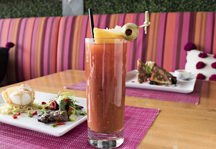 You can get bottomless Bloody Marys during SumoMaya's brunch for $10 more. - JACKIE MERCANDETTI