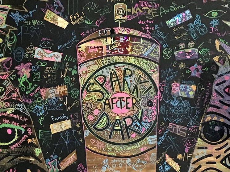 Spark! After Dark: Kyllan Maney design for community art project. - LYNN TRIMBLE
