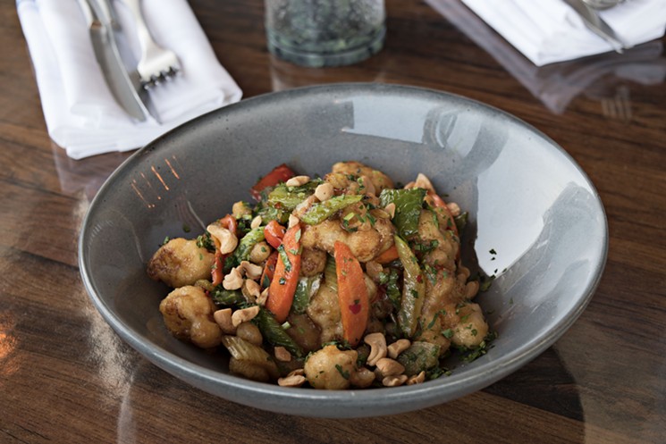 The kung pao cauliflower is a creative dish. - JACKIE MERCANDETTI