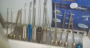 Investigators found liposuction needles inside NuTec International in Tucson during a 2013 search warrant. - COURTESY OF DEA