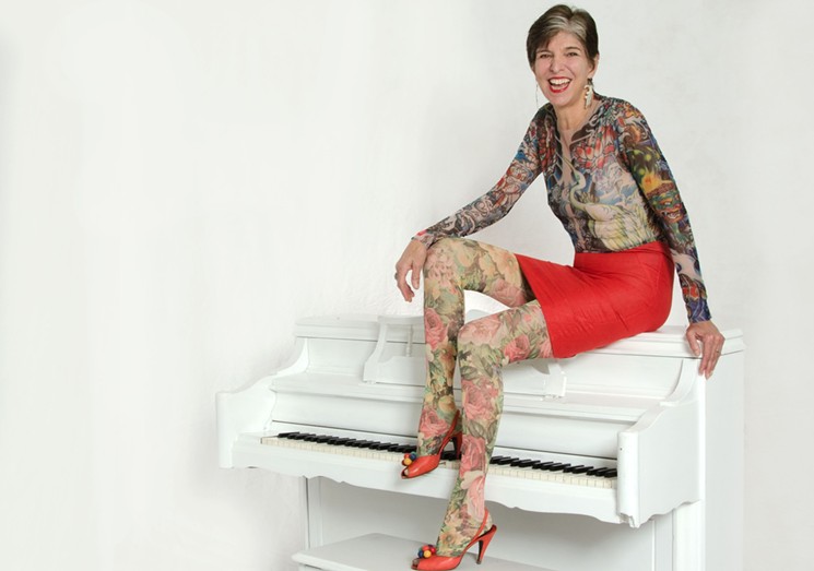 Marcia Ball, the piano-playing specialist in Gulf Coast blues, R&B, and zydeco. - MARY KEATING BRUTON