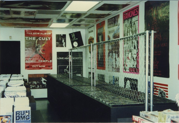 The interior of the original Stinkweeds in Mesa, which was open from 1987 to 1989. - COURTESY OF KIMBER LANNING
