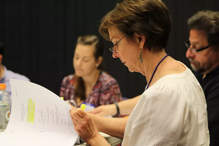 I Am Van Gogh gets the staged reading treatment at last year’s Caleb Reese Festival. - MATT CHESIN/PHOENIX THEATRE