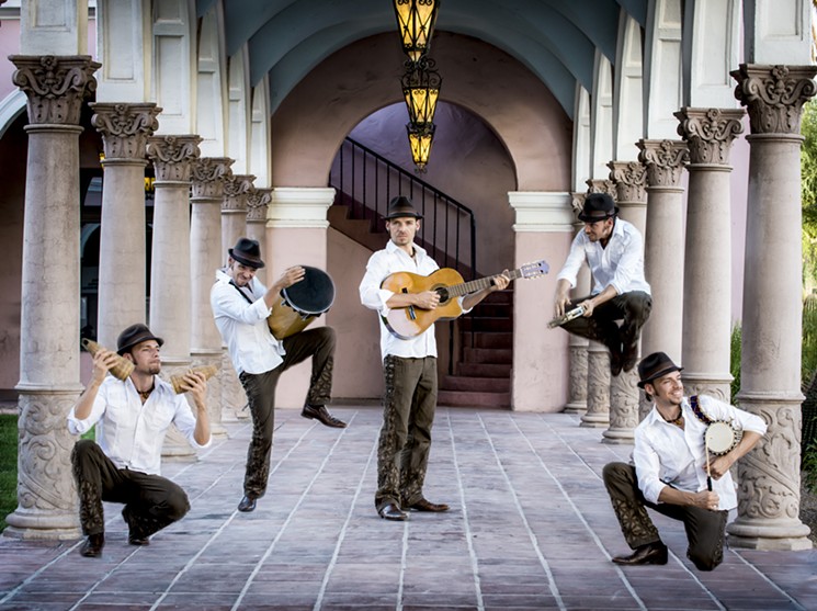 Poranguí is like five people in one when he performs. - SEAN STUCHEN