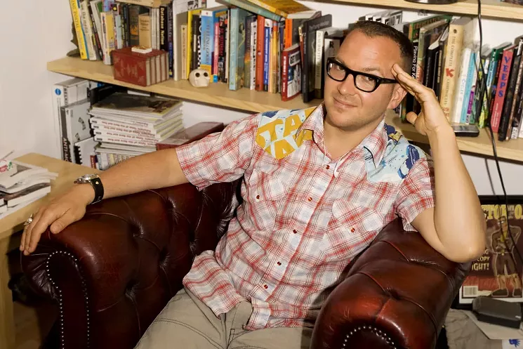 Cory Doctorow will be interviewed by ASU's futurist-in-residence Brian David Johnson. - PAULA MARIEL SALISCHIKER