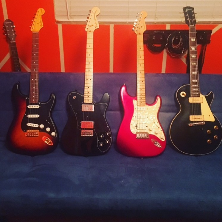 Meliza's guitar collection. - MELIZA JACKSON