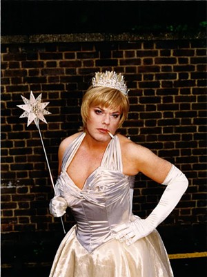 Eddie Izzard will now grant your wishes. - BBC PICTURE PUBLICITY