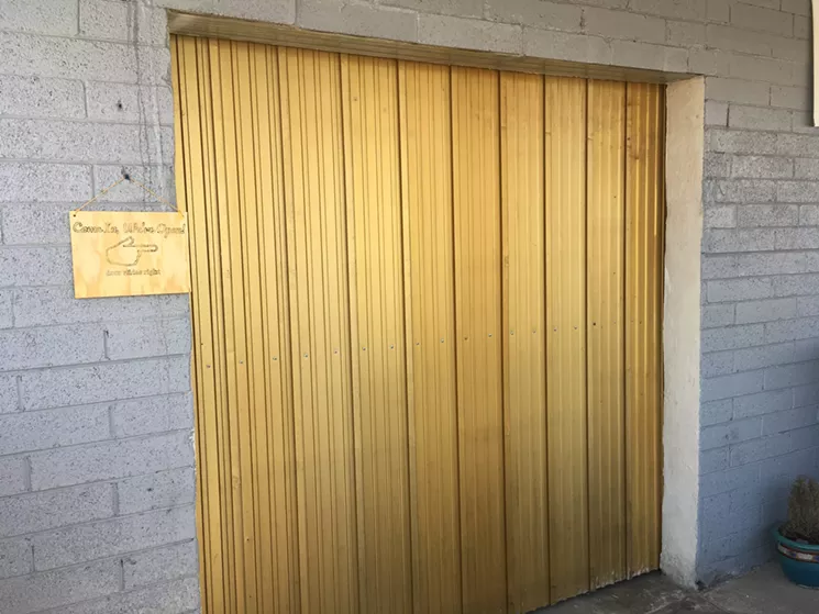 Follow the clues to get inside the McDowell Market from the back alley parking lot. - FELICIA CAMPBELL