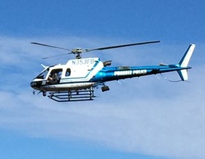 With no one taking command of the state DPS pursuit, a Phoenix PD helicopter unit began giving instructions to troopers on the ground. - NEW TIMES
