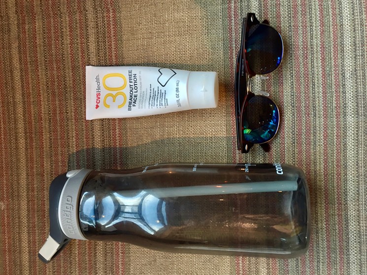 Sun protection and hydration is essential when shooting in Phoenix and the Arizona desert. - LAUREN CUSIMANO