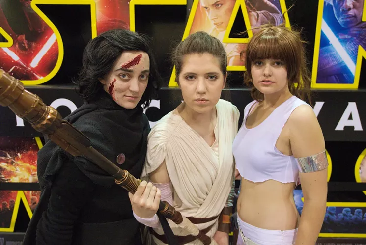 Dress as your favorite Star Wars character for the 21+ Science With a Twist: Trek, Wars and Who at the Arizona Science Center. - BENJAMIN LEATHERMAN