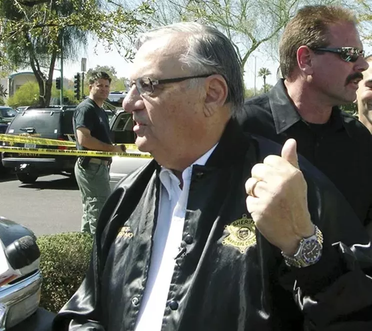 Former Sheriff Joe Arpaio goes on trial today, and we aren't believing this latest birther rumor for a moment. We started it. - STEPHEN LEMONS