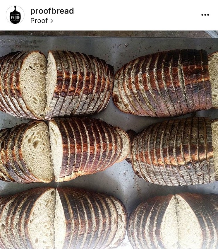 Sourdough loaves from Proof Bread. - JARED ALLEN