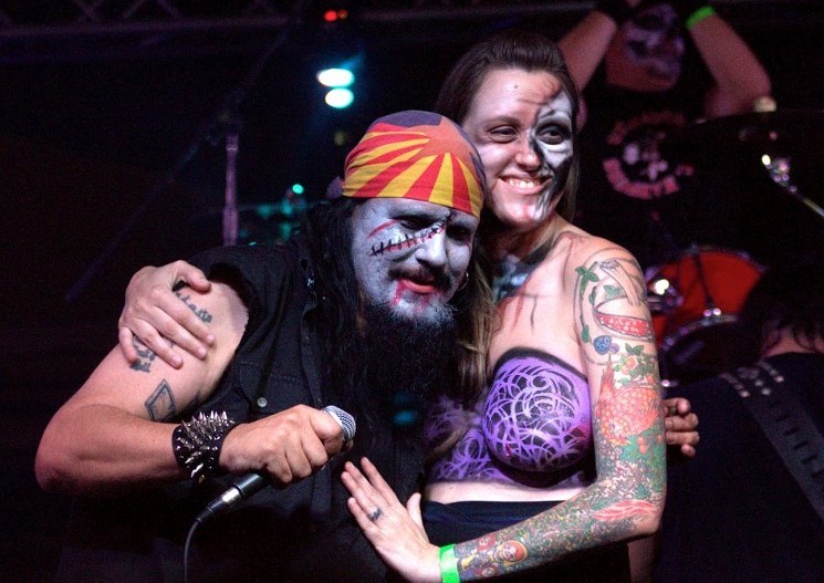 Prophet of St. Madness (left) onstage. - COURTESY OF SICPICPHOTOGRAPHY